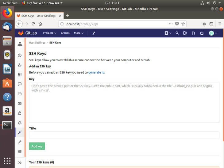 Generate Gitlab Ssh Key Ubuntu